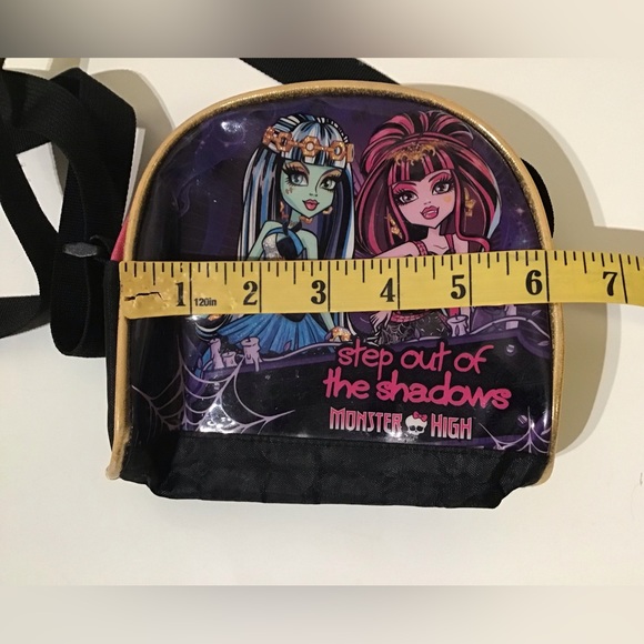Monster high vintage step out of the shadows crossbody mini bag w glitter deets - Picture 9 of 14